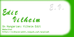 edit vilheim business card
